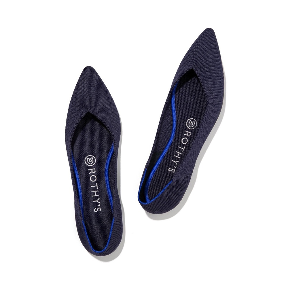 The point Rothys in maritime blue Size 8.5